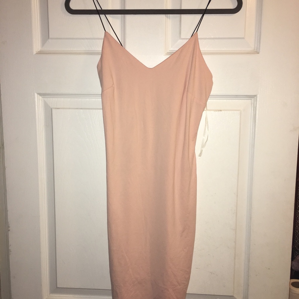 Light Pink Tight Mini Dress